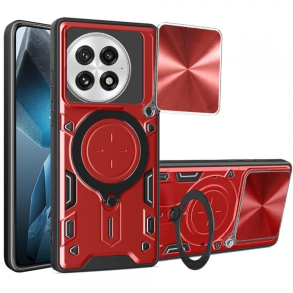 Husa pentru OnePlus 13, Techsuit, CamGuard Pro, Rosie