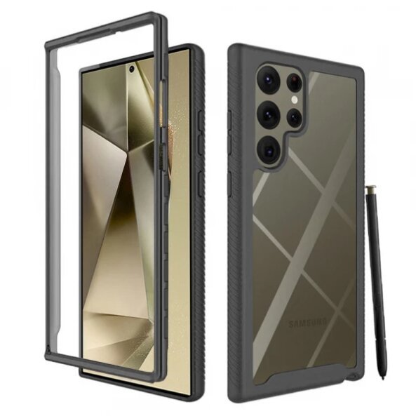 Husa pentru Samsung Galaxy S24 Ultra S928, Techsuit, Defense360 Pro, Neagra