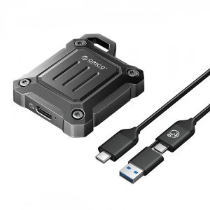 Rack Orico XAM2 pentru SSD SATA M.2 NVMe, Negru