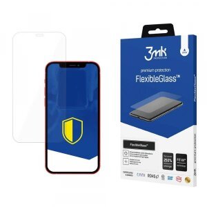 Folie de protectie Ecran 3MK FlexibleGlass pentru Apple iPhone 13, Sticla Flexibila, Full Glue