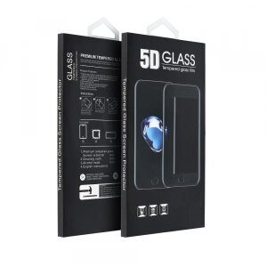 Folie de protectie Ecran Matte OEM pentru Apple iPhone 17, Sticla Securizata, Full Glue, 5D, Neagra 