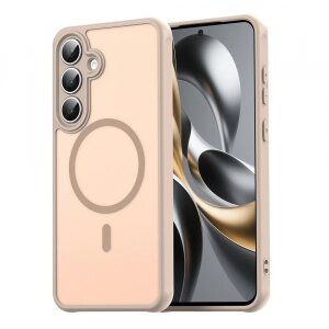 Husa MagSafe pentru Apple iPhone 16, Techsuit, HaloFrost II, Aurie