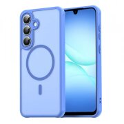 Husa MagSafe pentru Samsung Galaxy A17 5G, Techsuit, HaloFrost II, Albastra