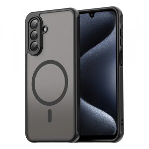 Husa MagSafe pentru Samsung Galaxy A17 5G, Techsuit, HaloFrost II, Neagra