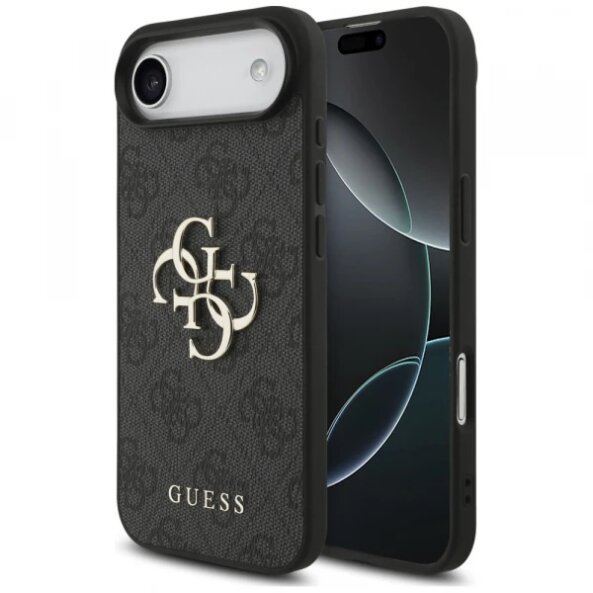 Husa pentru Apple iPhone 17 Air, Guess, 4G Big Logo, Neagra
