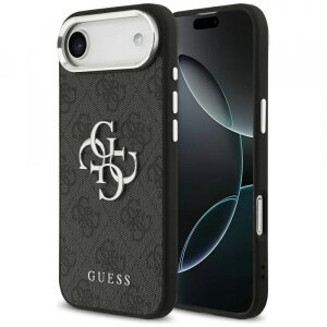 Husa pentru Apple iPhone 17 Air, Guess, Big 4G Logo Classic Logo, Neagra