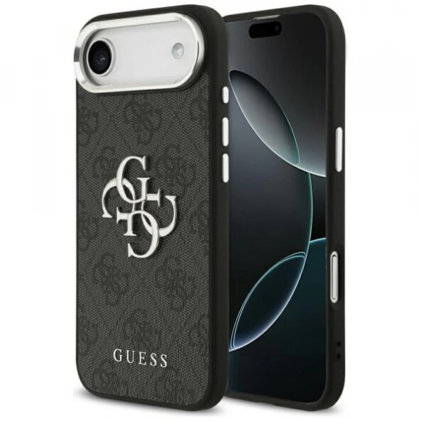 Husa pentru Apple iPhone 17 Air, Guess, Big 4G Logo Classic Logo, Neagra