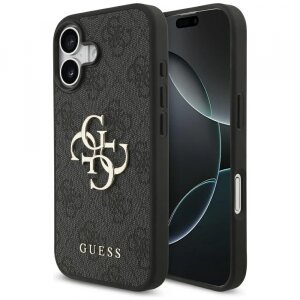 Husa pentru Apple iPhone 17, Guess, 4G Big Logo, Neagra