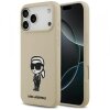Husa pentru Apple iPhone 17 Pro Max, Karl Lagerfeld, Sketch &amp; Logo Karl, Maro
