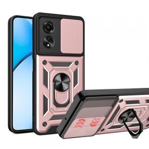 Husa pentru Oppo A60, Techsuit, CamShield, Roz