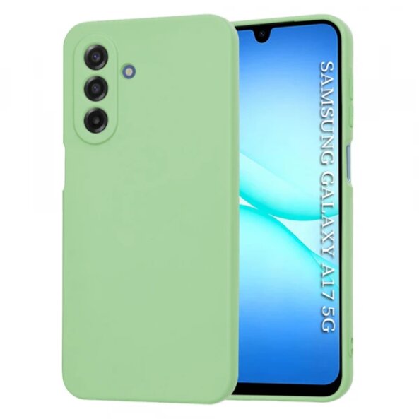 Husa pentru Samsung Galaxy A17 5G, Techsuit, SoftFlex, Verde Deschis