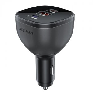Incarcator Auto Acefast B14, 165W, 5A, 1 x USB-A - 2 x USB-C, Negru 