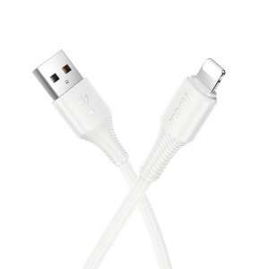 Cablu Date si Incarcare USB-A - Lightning HOCO X120, 18W, 1m, Alb 