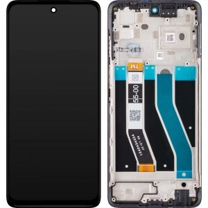 Display cu Touchscreen Motorola Moto G62 5G, cu Rama, Negru, Swap 5D68C20934 
