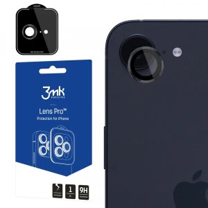 Folie de protectie Camera Spate 3MK Protection Pro pentru Apple iPhone 16e, Sticla Securizata, Transparenta