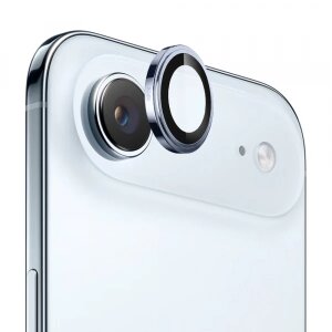 Folie de protectie Camera Spate Blueo Sapphire Crystal pentru Apple iPhone 17 Air, Sticla Securizata, Albastra