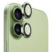 Folie de protectie Camera Spate Blueo Sapphire Crystal pentru Apple iPhone 17, Sticla Securizata, Verde