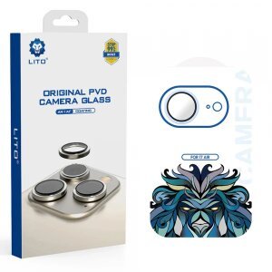 Folie de protectie Camera Spate Lito Titanium AR pentru Apple iPhone 17 Air, Sticla Securizata, Albastra
