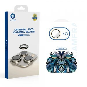 Folie de protectie Camera Spate Lito Titanium AR pentru Apple iPhone 17 Air, Sticla Securizata, Aurie