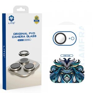 Folie de protectie Camera Spate Lito Titanium AR pentru Apple iPhone 17 Air, Sticla Securizata, Neagra