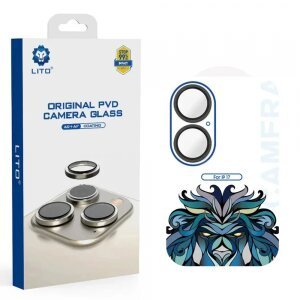 Folie de protectie Camera Spate Lito Titanium AR pentru Apple iPhone 17, Sticla Securizata, Neagra