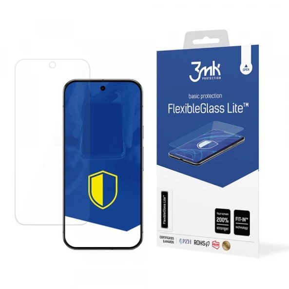 Folie de protectie Ecran 3MK FlexibleGlass Lite pentru Google Pixel 9 Pro XL, Sticla Flexibila, Full Glue