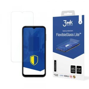 Folie de protectie Ecran 3MK FlexibleGlass Lite pentru Samsung Galaxy A14 A145 / A14 5G A146, Sticla Flexibila, Full Glue