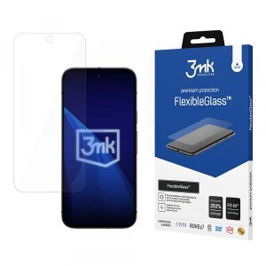 Folie de protectie Ecran 3MK FlexibleGlass pentru Google Pixel 9a, Sticla Flexibila, Full Glue