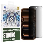 Folie de protectie Ecran Privacy Lito D+ Max Strong pentru Apple iPhone 17 Pro Max, Sticla Securizata, Full Glue