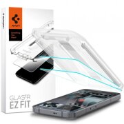 Folie de protectie Ecran Spigen GlastR EZ FIT pentru Nothing Phone (3), Sticla Securizata, Full Glue, Set 2 bucati