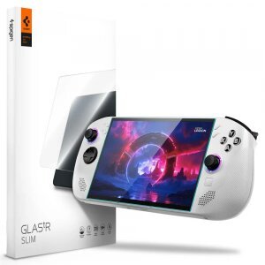 Folie de protectie Ecran Spigen GlastR Slim pentru Lenovo Legion Go S, Sticla Securizata, Full Glue, Set 2 bucati