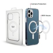 Husa MagSafe pentru Apple iPhone 16, OEM, Clear with Camera Protection, Transparenta 