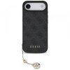 Husa MagSafe pentru Apple iPhone 17 Air, Guess, 4G Charm Cradle, Neagra