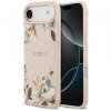 Husa MagSafe pentru Apple iPhone 17 Air, Guess, Grained Flowers, Roz