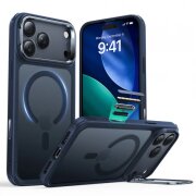 Husa MagSafe pentru Apple iPhone 17 Pro, ESR, Classic Hybrid Kickstand, Albastra Satinata