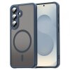 Husa MagSafe pentru Samsung Galaxy S25 FE, Techsuit, HaloFrost II, Bleumarin
