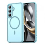 Husa MagSafe pentru Samsung Galaxy S25 FE, Techsuit, HaloFrost II, Verde Deschis