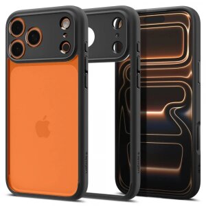 Husa pentru Apple iPhone 17 Pro, Spigen, Ultra Hybrid, Neagra Mata