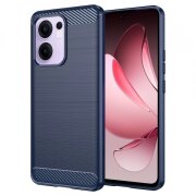 Husa pentru Oppo Reno13 FS 5G / Reno13 F 4G / Reno13 F, Techsuit, Carbon, Albastra