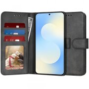 Husa pentru Samsung Galaxy S25 FE, Techsuit, Diary Book, Neagra