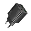 Incarcator Retea HOCO N55, 20W, 3A, 2 x USB-A - 2 x USB-C, Negru 
