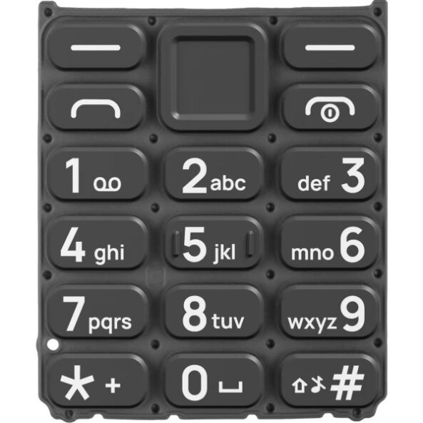 Tastatura Latina HMD 105 / Nokia 105 (2024), Neagra, Service Pack SP20Z14Z1423S