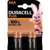 Baterie Duracell Plus, AAA / LR3, Set 4 bucati