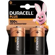 Baterie Duracell Plus, LR20, Set 2 bucati