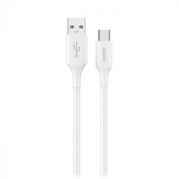 Cablu Date si Incarcare USB-A - USB-C Dudao L2sL, 30W, 1.2m, Alb 