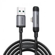 Cablu Date si Incarcare USB-A - USB-C Joyroom S-A56 EnjoyX Angled, 20W, 1.2m, Negru 