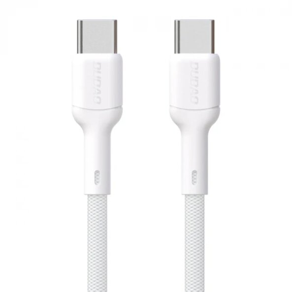 Cablu Date si Incarcare USB-C - USB-C Dudao L9C, 65W, 1m, Alb 