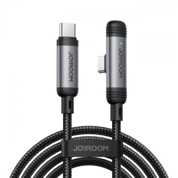 Cablu Date si Incarcare USB-C - USB-C Joyroom S-A56 EnjoyX Angled, 60W, 1.2m, Negru 