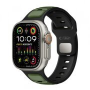 Curea Tech-Protect Iconband Line pentru Apple Watch 49mm / 46mm / 45mm / 44mm Series, Verde 
