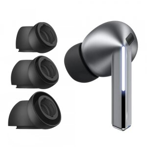 Dopuri Tech-Protect pentru Samsung Galaxy Buds 3 Pro, Marime S / M / L, Negre 